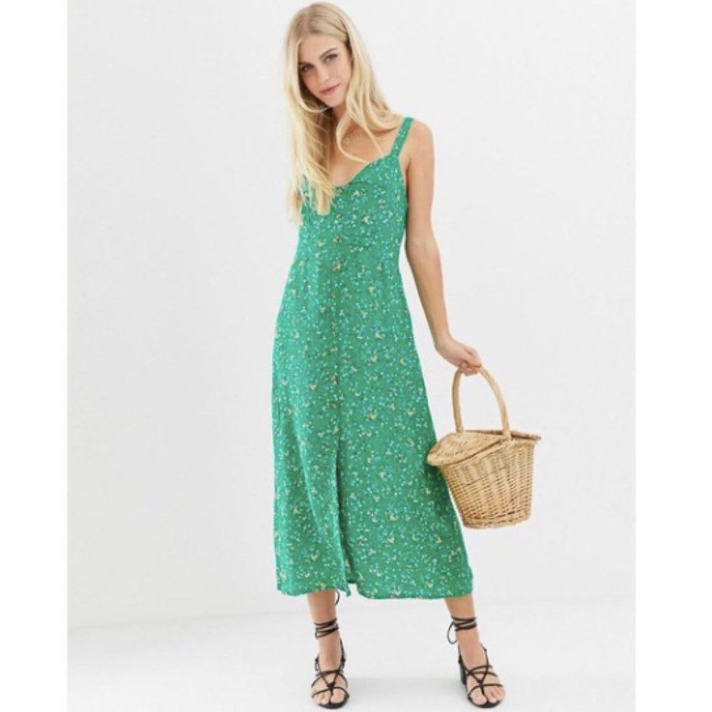 NWT Faithfull Brand Este Audrey Floral Midi Dress - Picture 1 of 5